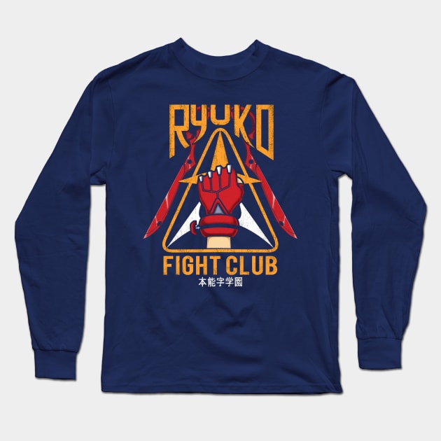 Ryuko Fight Club Long Sleeve T-Shirt by pigboom